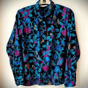 Vintage Alfred Dunner Women's Floral Top Size 14